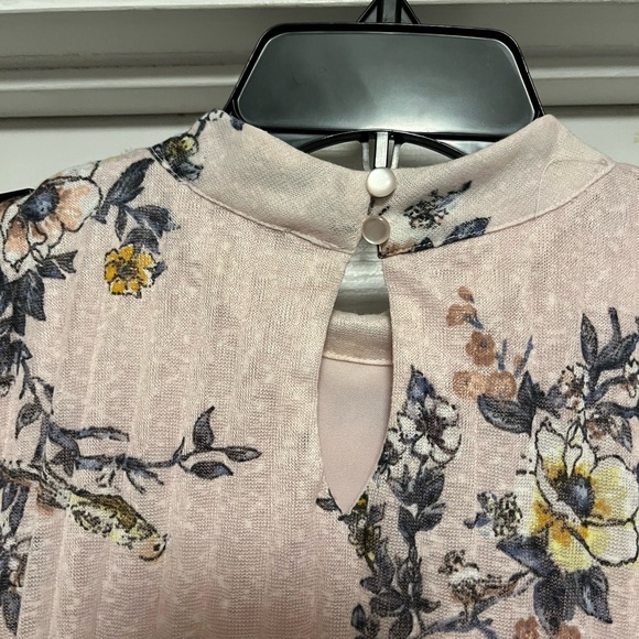 Light Pink Floral Pleated Dress size M - Picture 4 of 5